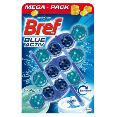 BREF Blue Aktiv Eucalyptus WC blok 3 x 50 g