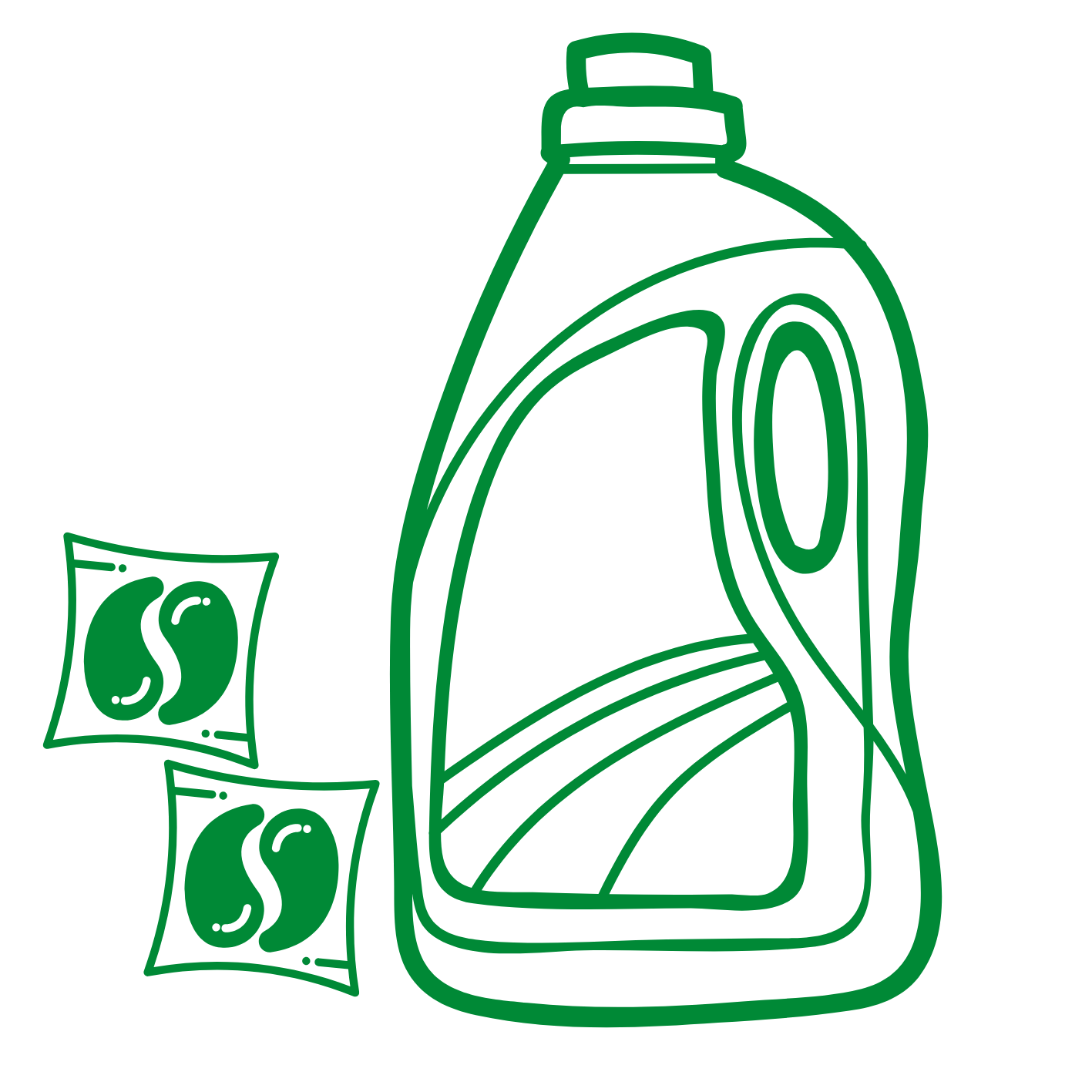 Tekuté prací prostředky, kapsle