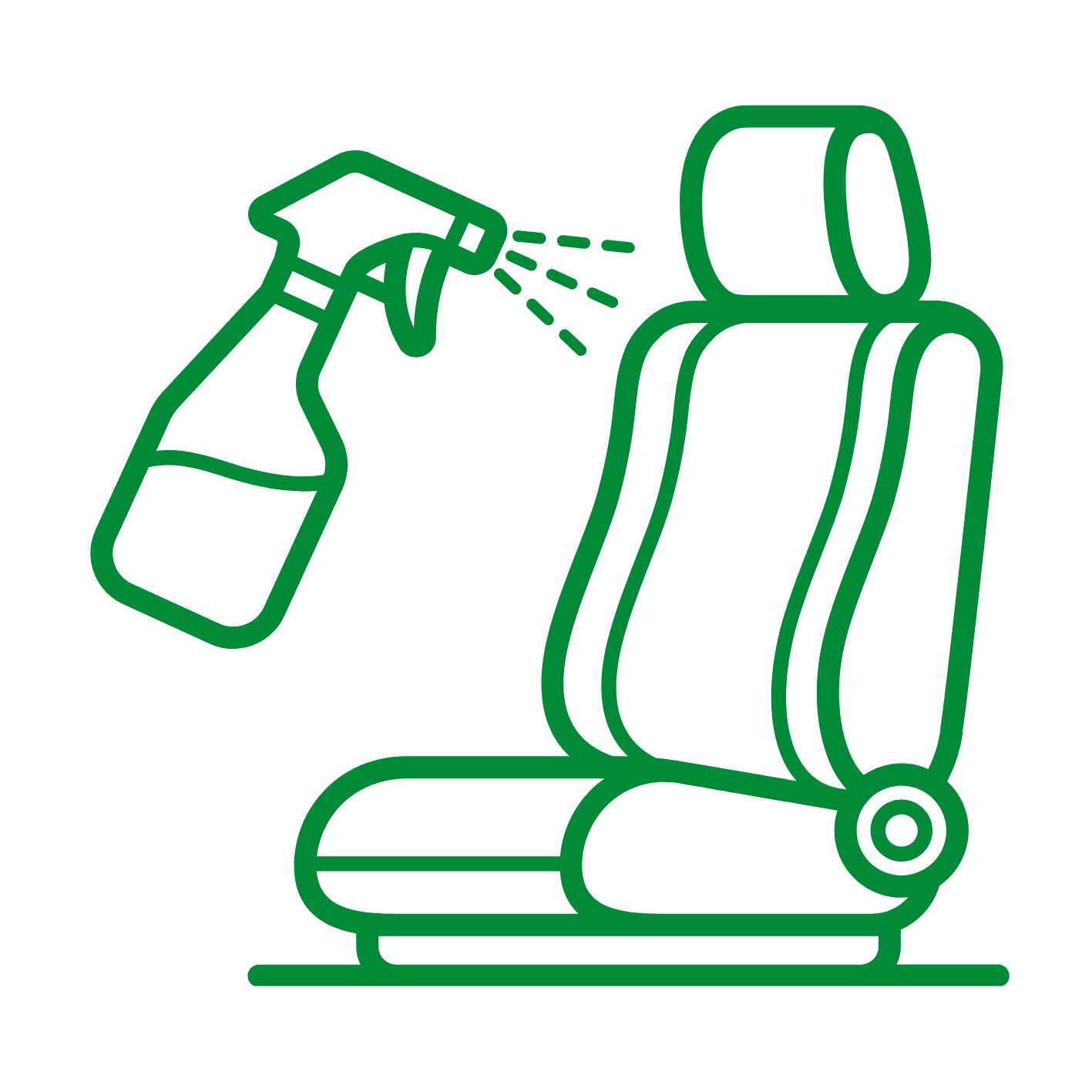 Čištění potahů a čalounění v autě