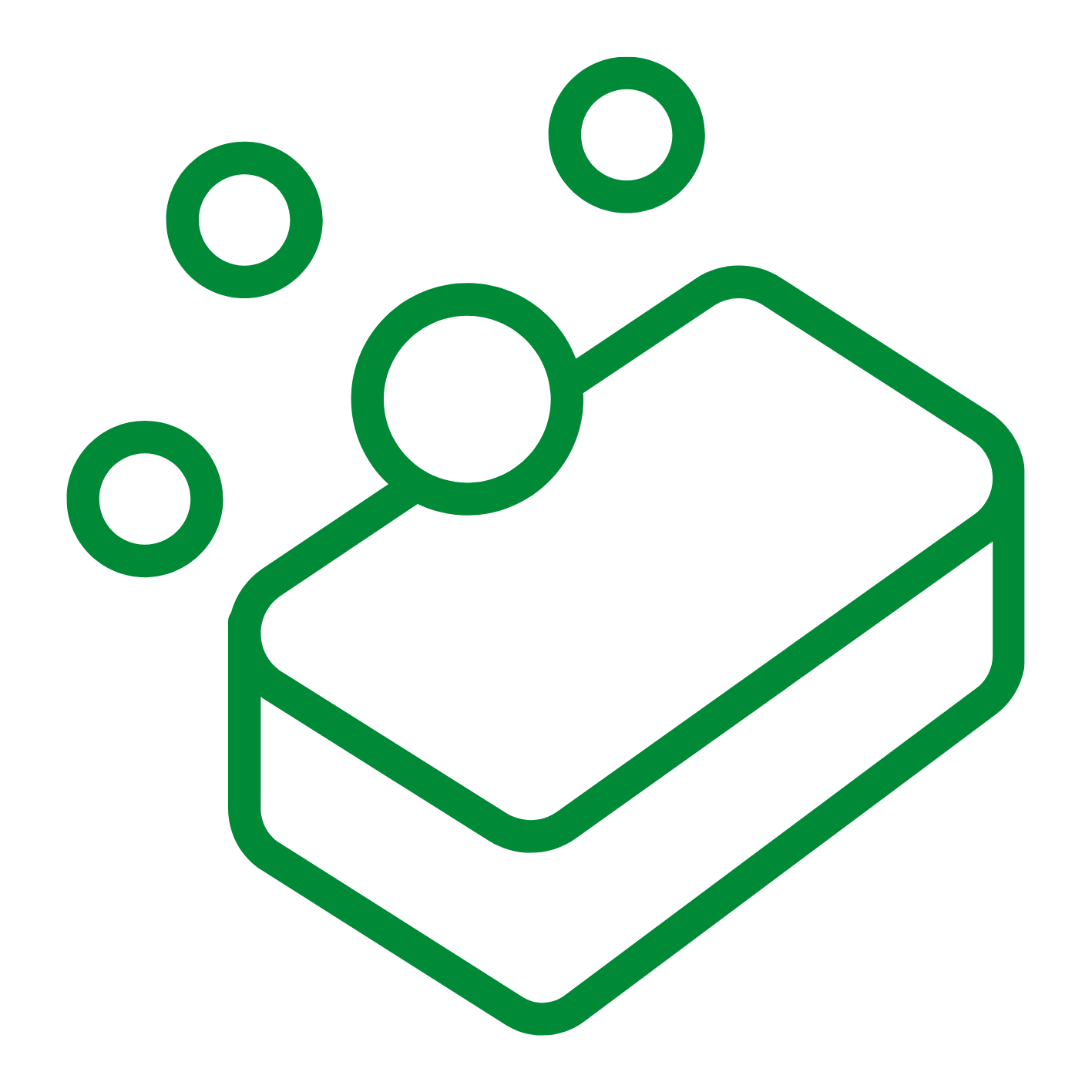 Houbičky, houby a drátěnky na nádobí