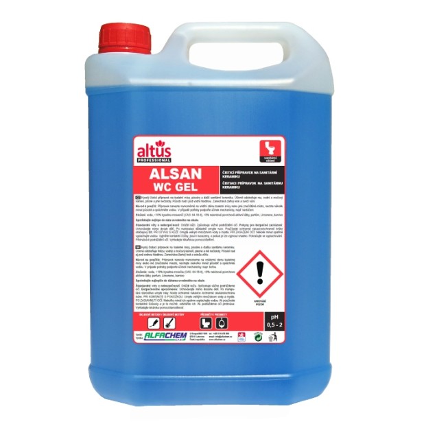 ALTUS Professional ALSAN WC gel čistič WC 5 l
