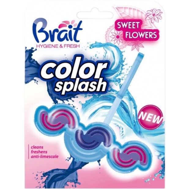 Brait WC blok Color Splash Sweet Flowers 45 g