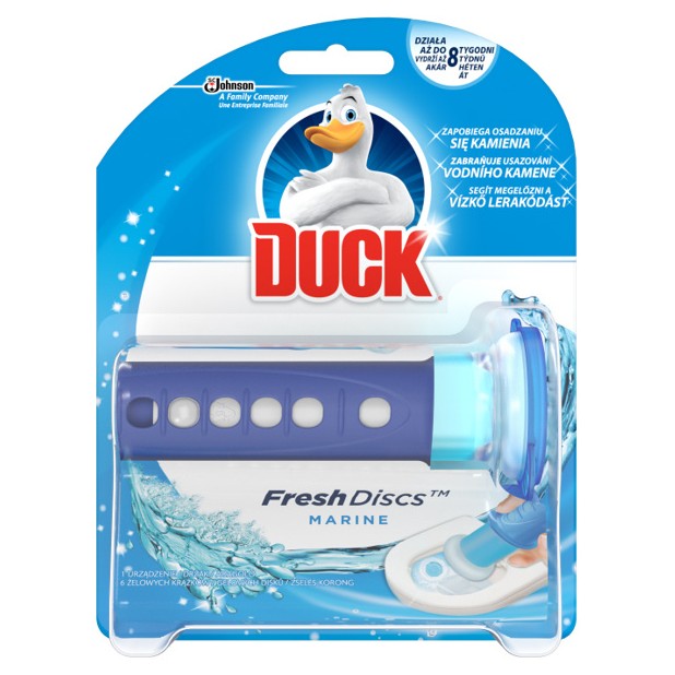 Duck Fresh Discs Mořská vůně WC gel pro hygienickou čistotu a svěžest toalety, 36 ml