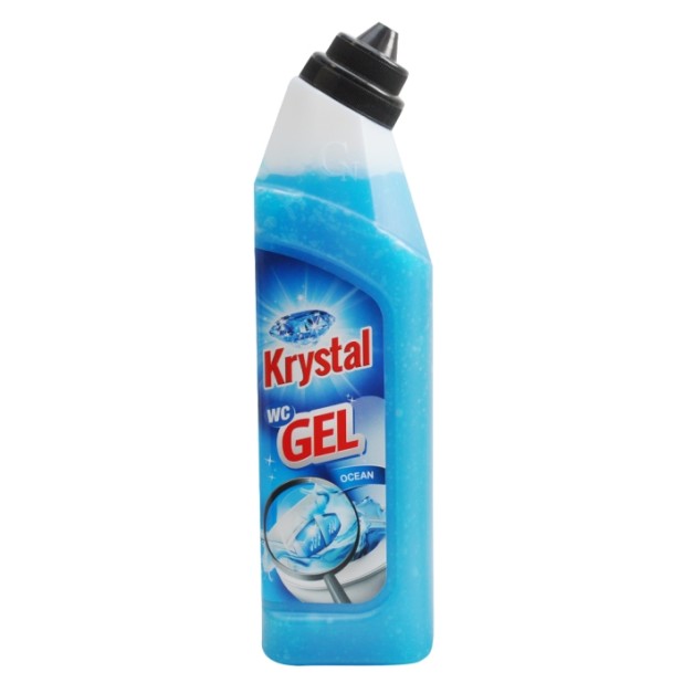 KRYSTAL WC gel do košíčků modrý 750 ml