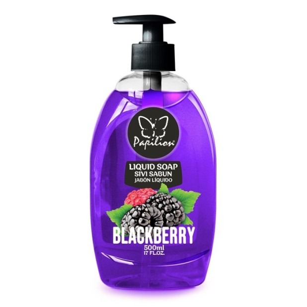 Papilion Blackberry tekuté mýdlo 500 ml s dávkovačem
