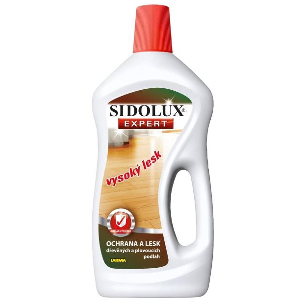 SIDOLUX Expert ochranný lesk na DŘEVĚNÉ a PLOVOUCÍ podlahy 750 ml