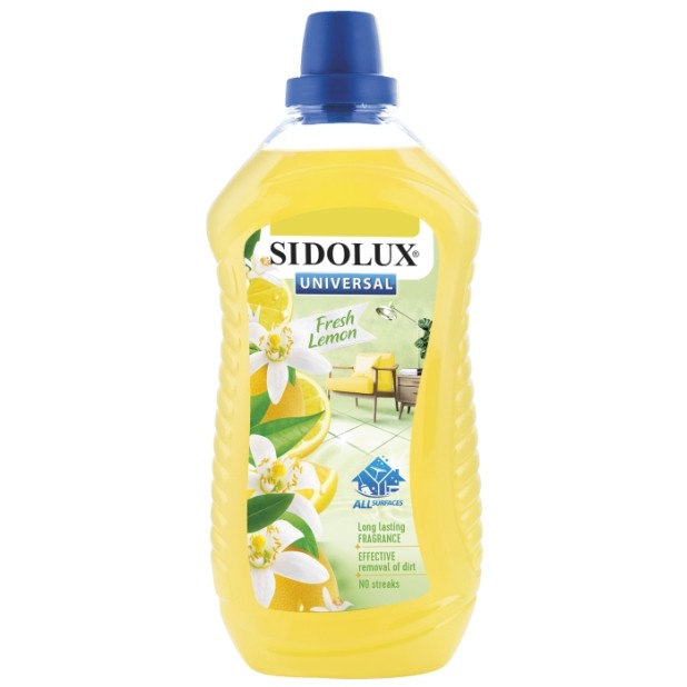 SIDOLUX Universal Fresh Lemon univerzální mycí prostředek 1 L