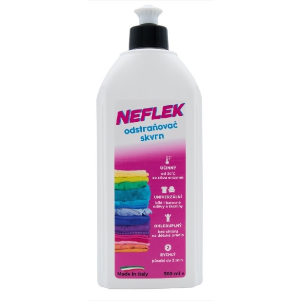 NEFLEK tekutý odstraňovač skvrn 500ml