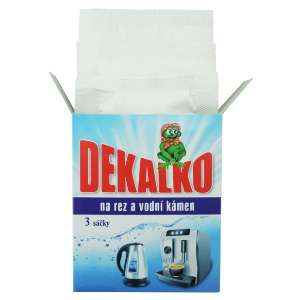 Dekalko práškový přípravek na rez a vodní kámen, 3 sáčky, 150 g