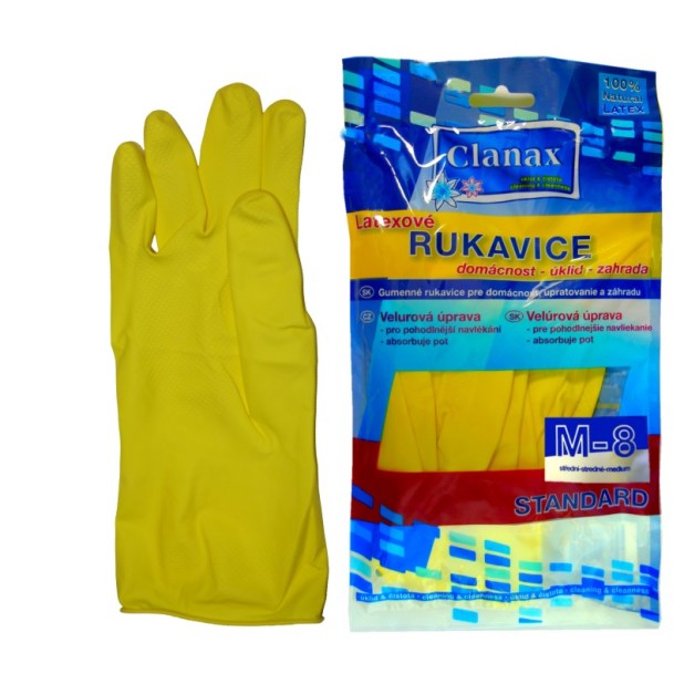 Rukavice latexové Clanax STANDARD vel. M