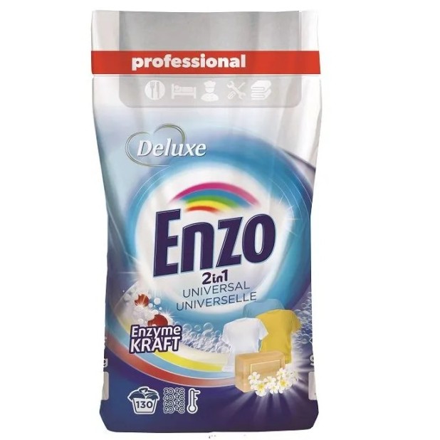 Deluxe Enzo prací prášek 9,1kg 2in1 Universal - 130WL