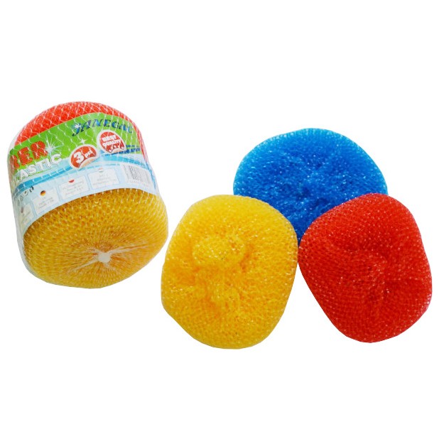 Drátěnka plastová 22 g, 3 ks