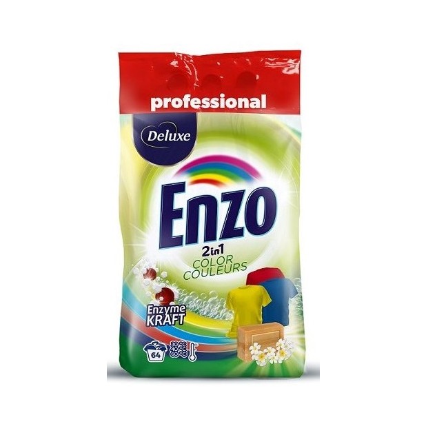 Deluxe Enzo prací prášek 4,5kg 2in1 Color - 64WL