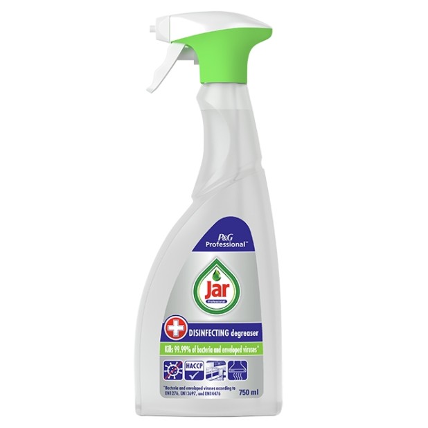 JAR Disinfecting Degreaser dezinfekční odmašťovač 750ml rozprašovač