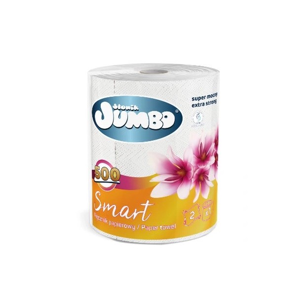 Kuchyňské utěrky Slonik Jumbo SMART 2-vrstvé, 500 útržků