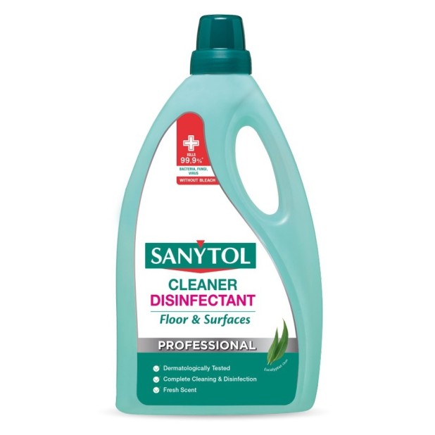 SANYTOL Professional čistič na podlahy a plochy s vůní eukalyptu 5 L
