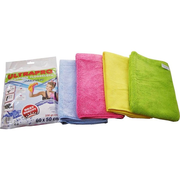 Mycí hadr z mikrovlákna Mikroultra profi 60 x 50 cm, 330g/m2 mix barev