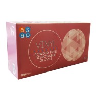 Jednorázové vinylové rukavice ASAP VINYL vel. M box 100 ks