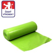 Pytel LDPE 120l, 70x110cm, 40mi zelený, 25 ks/role