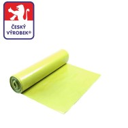 Pytel LDPE 120l, 70x110cm, 40mi žlutý, 25 ks/role