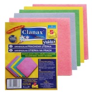 Rychloutěrka univerzální Clanax viskóza netkaná 35x38cm, 5 ks