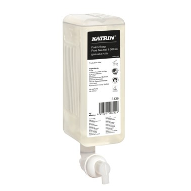 Pěnové mýdlo KATRIN 3136 Pure Neutral, 1000 ml