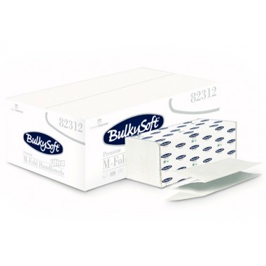 Ručníky papírové skládané BulkySoft 82312 Premium M-FOLD Ultra 3125 ks
