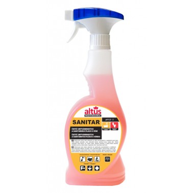 ALTUS Professional SANITAR čistič umývárenských a sanitárních ploch 750 ml pistole