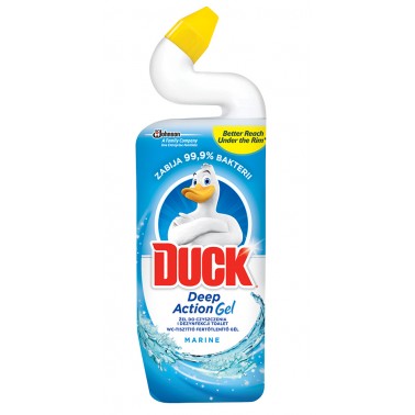 Duck Deep Action gel Marine tekutý WC čistič s mořskou vůní 750 ml