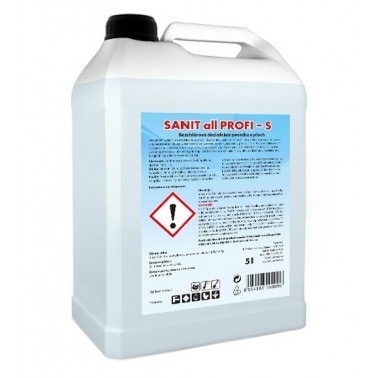 SANIT all PROFI - S čisticí a dezinfekční prostředek 5 l + SANIT all Cleaner Cream 670g ZDARMA