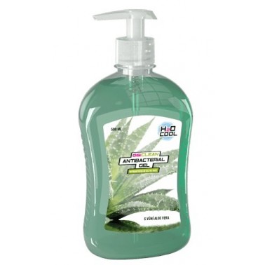 H2O COOL disiCLEAN ANTIBACTERIAL GEL Aloe Vera 500 ml antibakteriální gel na ruce