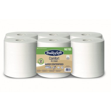 Papírové ručníky rolované MAXI BulkySoft 96705 2-vrstvé bílé, celulóza, 6 rolí