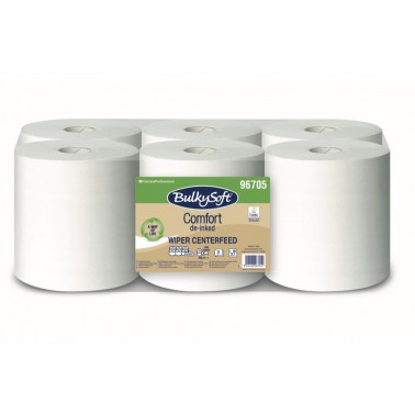 Papírové ručníky rolované MAXI BulkySoft 96705 2-vrstvé bílé, celulóza, 6 rolí