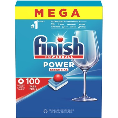 FINISH Power Essential All in 1 tablety do myčky nádobí 100 ks