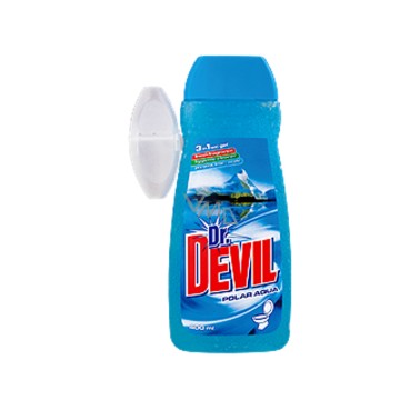Dr. Devil WC gel + košíček Polar Aqua 400 ml