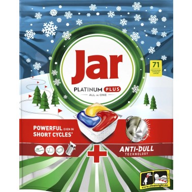 JAR kapsle na nádobí Platinum Plus 71 ks
