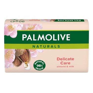 Palmolive Naturals Almond & Milk toaletní tuhé mýdlo 90g