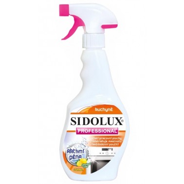 SIDOLUX Professional KUCHYNĚ čistič s aktivní pěnou 500 ml