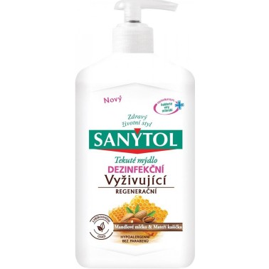 Sanytol dezinfekční mýdlo vyživující, 250 ml s pumpičkou