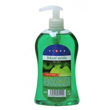 VIONE tekuté mýdlo čiré zelené JABLKO 500 ml pumpička
