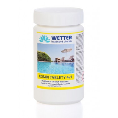 WETTER KOMBI tablety do bazénů 4v1, 1,2 kg