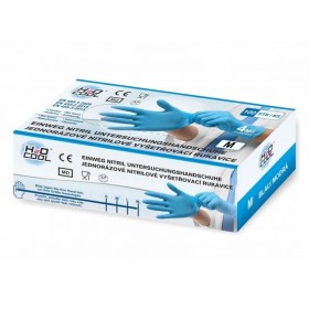 Jednorázové nitrilové rukavice H2O COOL NITRIL modré vel. M box 100ks