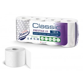 Toaletní papír Almusso Classic Prestige 25 m, 3-vrstvý, 8 rolí