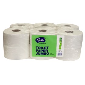 Toaletní papír JUMBO 190 Finito, 2-vrstvý bílý celulóza 100m, 12 rolí