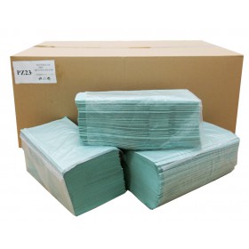 Ručníky papírové skládané Z-Z 5000 1-vrstvé zelené PZ23