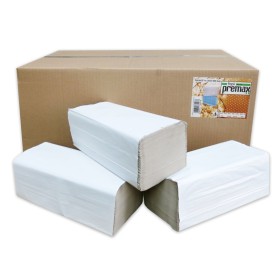 Ručníky papírové skládané Z-Z Premax 1-vrstvé šedé, 5000ks