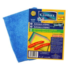 Švédská utěrka Clanax Standard 40x40cm 205g/m2 modrá