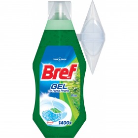 BREF Fresh Pearls Pine gelový WC blok 360 ml