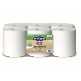 Papírové ručníky rolované MAXI BulkySoft 96705 2-vrstvé bílé, celulóza, 6 rolí
