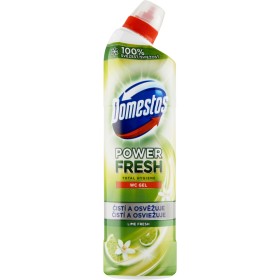 DOMESTOS Total Hygiene WC gel Lime Fresh tekutý dezinfekční a čisticí prostředek 700 ml